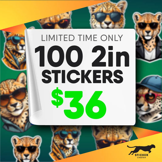100 2in custom stickers deal