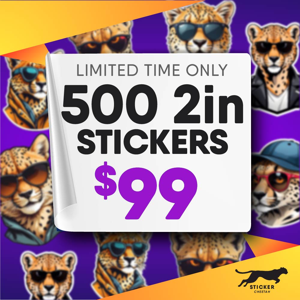 500 2in custom stickers deal