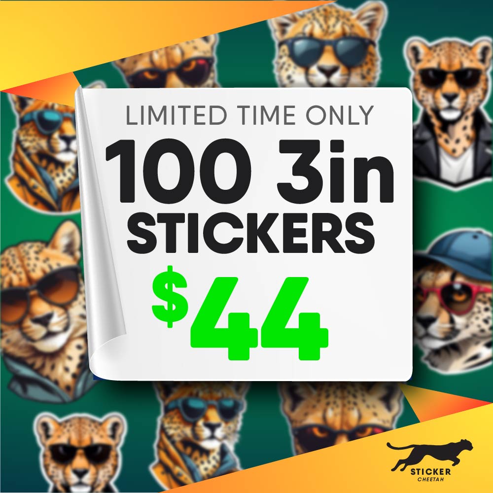 100 3in custom stickers deal