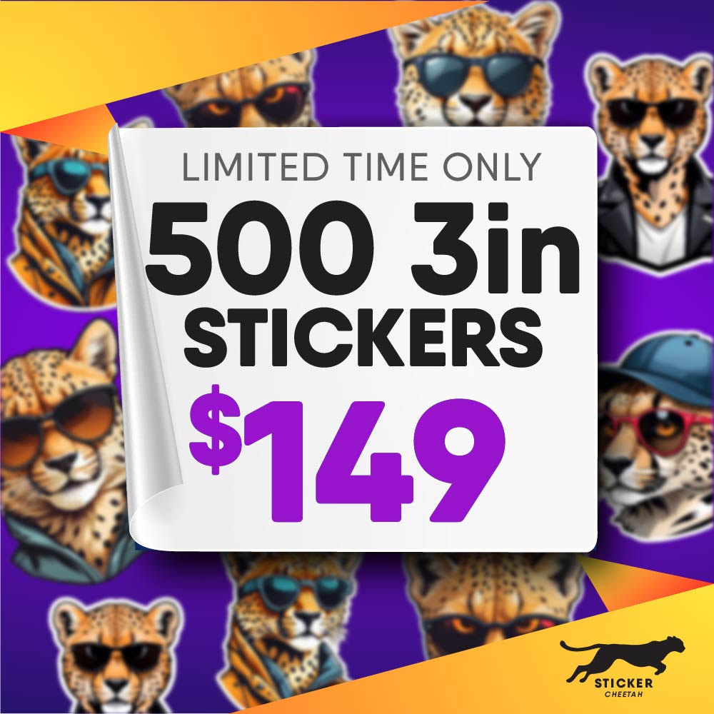500 3in custom stickers deal