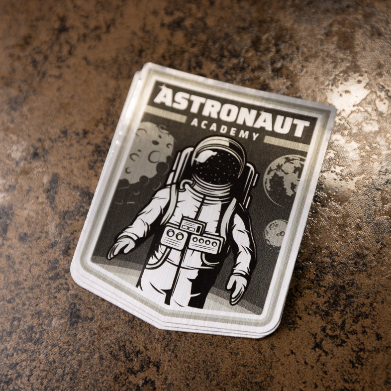 Brushed Metal Stickers -Next Day