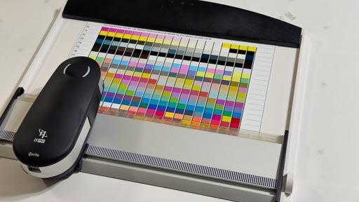 a printer profiling swatch card