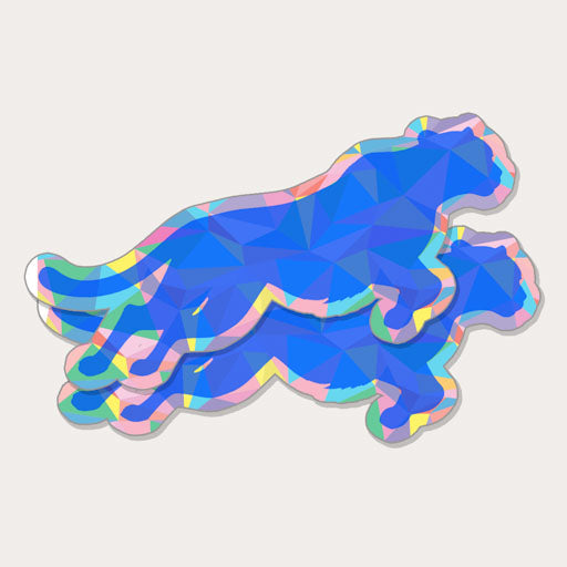 Pegatinas holográficas de cristal