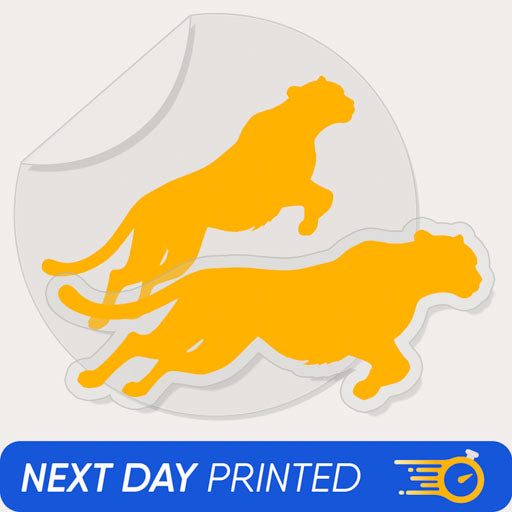 custom clear stickers diecut