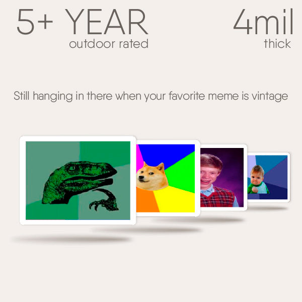 Clear stickers - Next Day