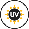 UV protected icon