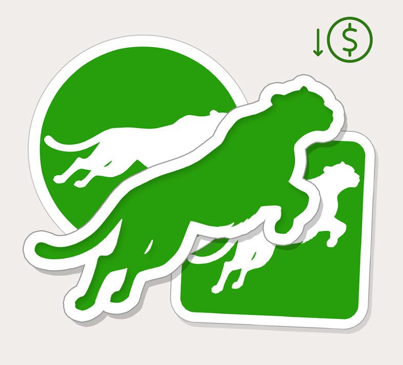 Cheap Stickers in Matte or Gloss