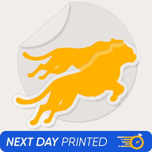 custom clear stickers diecut