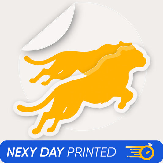 Clear stickers - Next Day