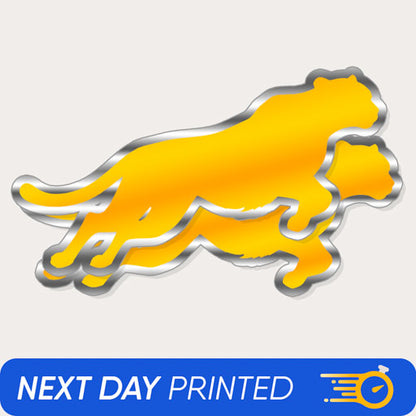 custom chrome stickers diecut